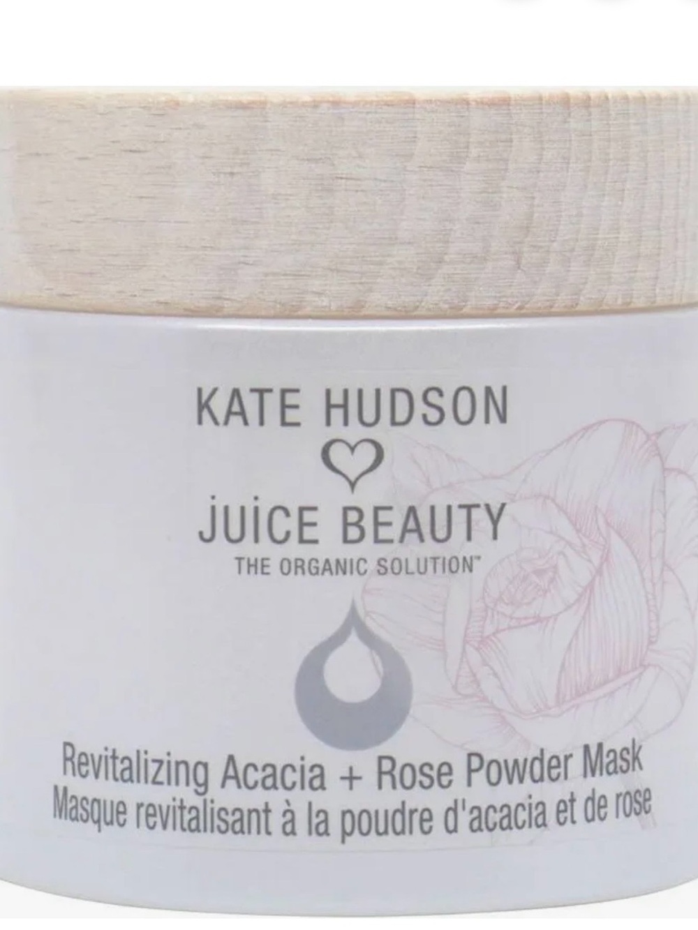 Kate Hudson + Juice Beauty Revitalizing Acacia + Rose Powder Mask BNIB